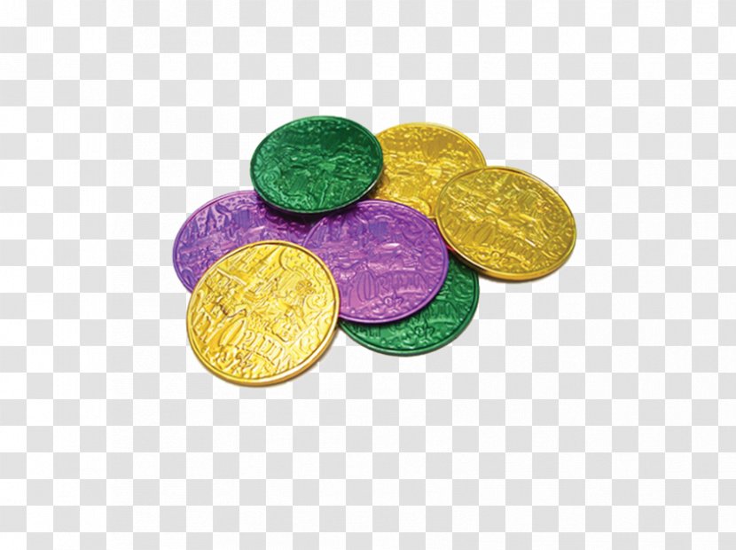 Mardi Gras In New Orleans Carencro - Multicolored Coins Transparent PNG