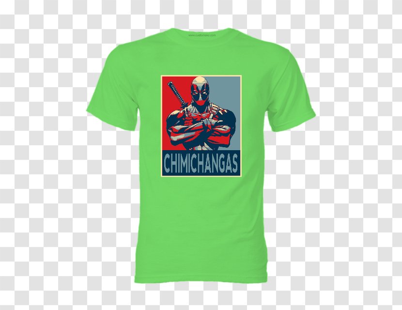 T-shirt Chimichanga Deadpool Bluza - T Shirt Transparent PNG