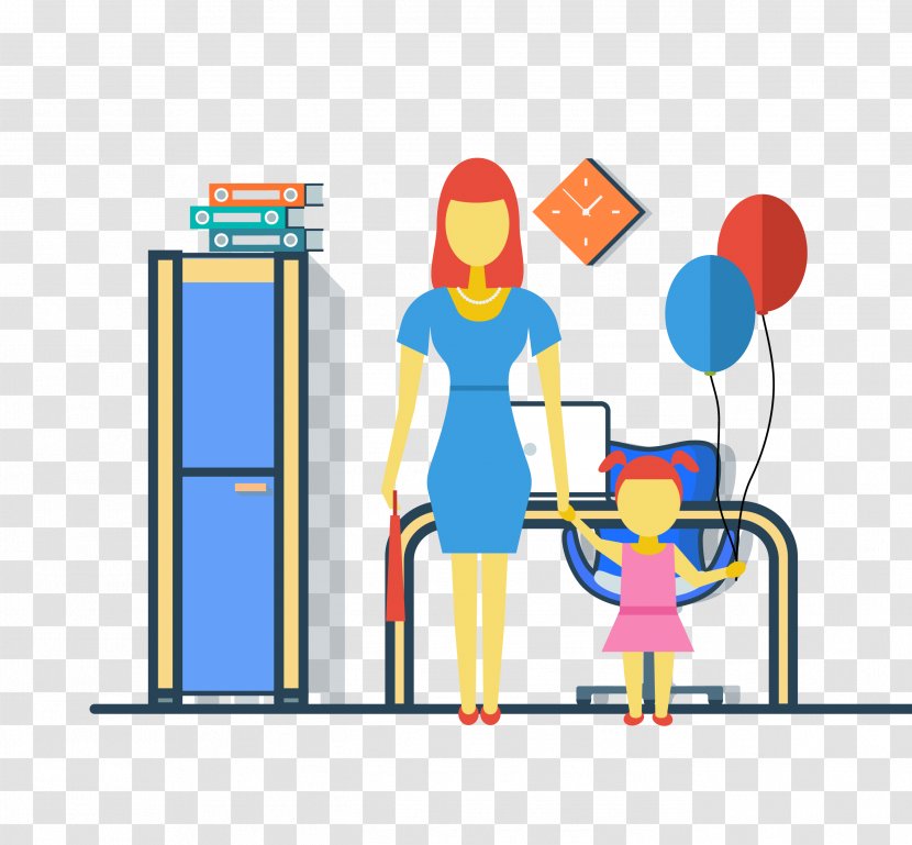 Cartoon Drawing - Technology - Vector Pattern Happy Family Life Transparent PNG