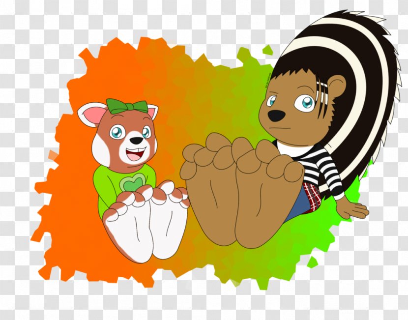 Carnivora Television InkiCrow Giant Panda - Cartoon - Paw Transparent PNG