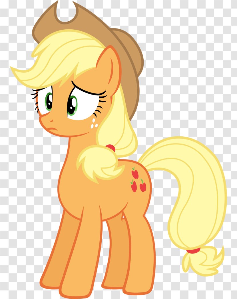 Applejack Pony Rarity Fluttershy Pinkie Pie - Horse Like Mammal - My Little Apple Jack Transparent PNG