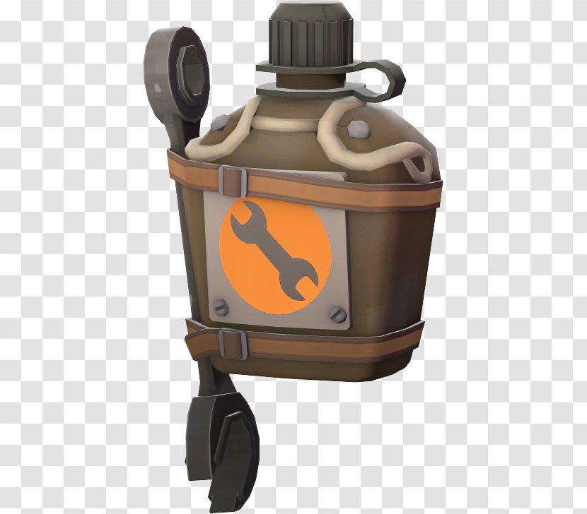 Team Fortress 2 Power-up Critical Hit Canteen - Powerup - Backpack Transparent PNG