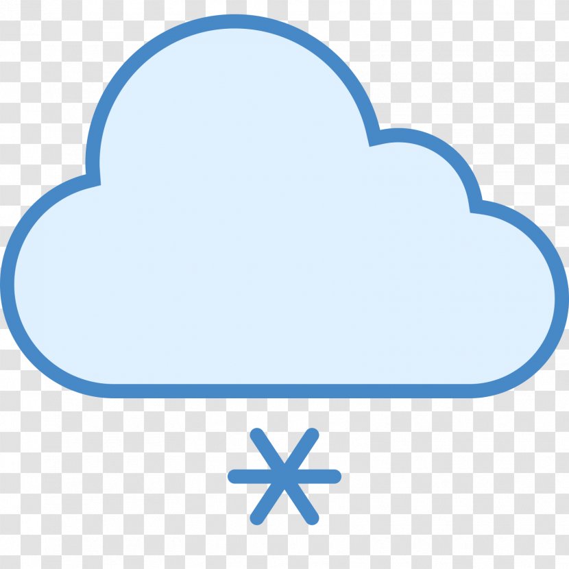 Cloud Snowflake Precipitation Clip Art - Area - Cloudy Vector Transparent PNG