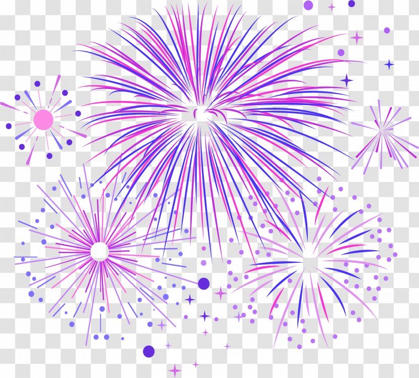 Fireworks Violet Purple - Fond Blanc - Gorgeous Transparent PNG