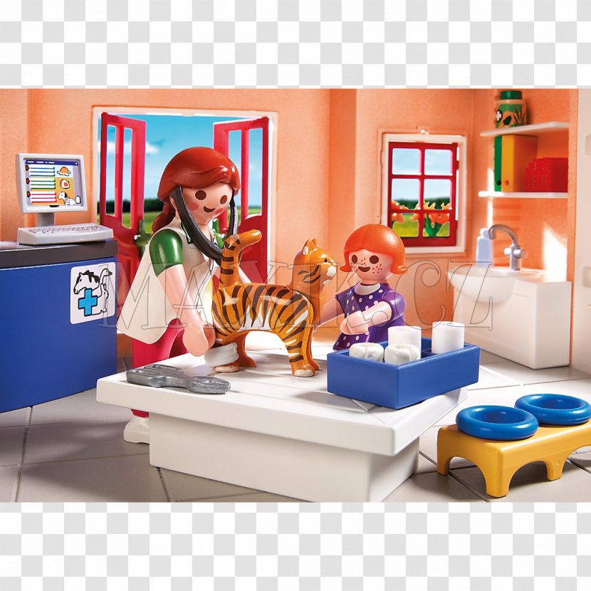 Playmobil Furnished Shopping Mall Playset Veterinarian Toy Amazon.com - Clinic Transparent PNG