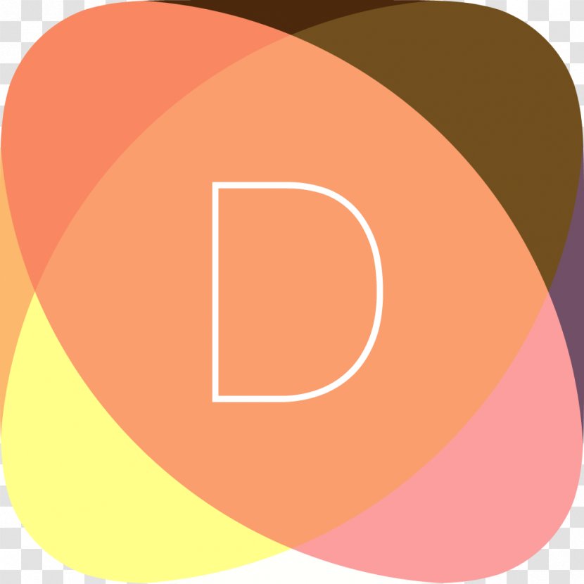 Circle Angle Font - Orange - Apps Transparent PNG