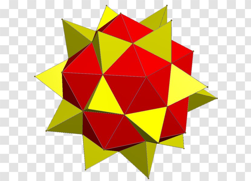 Pattern Symmetry Yellow Triangle Point - Augmented Border Transparent PNG
