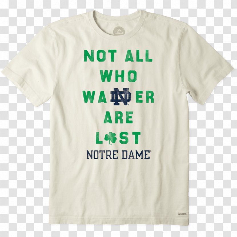 T-shirt University Of Notre Dame Fighting Irish Football Men's Basketball Transparent PNG
