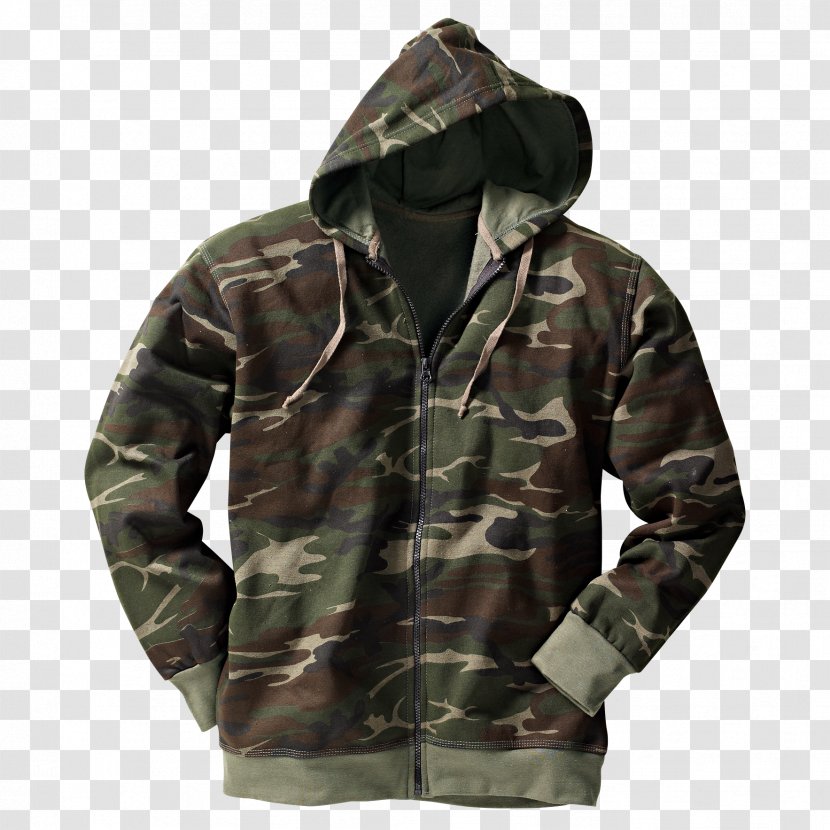 Hoodie Jacket Outerwear Camouflage - Wetsuit - CAMOUFLAGE Transparent PNG