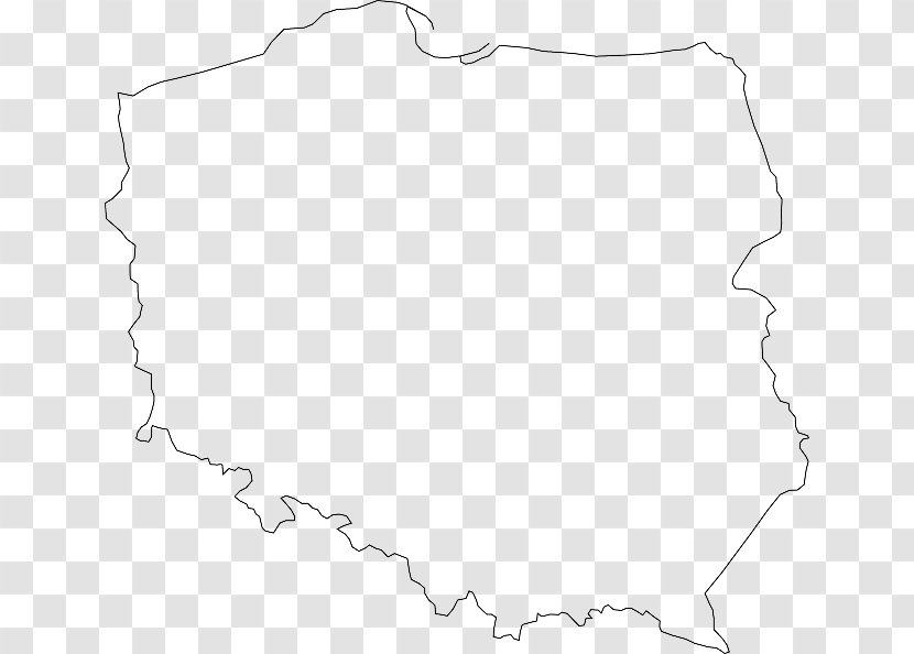 Poland Vector Map Clip Art - Monochrome - Lilac Transparent PNG