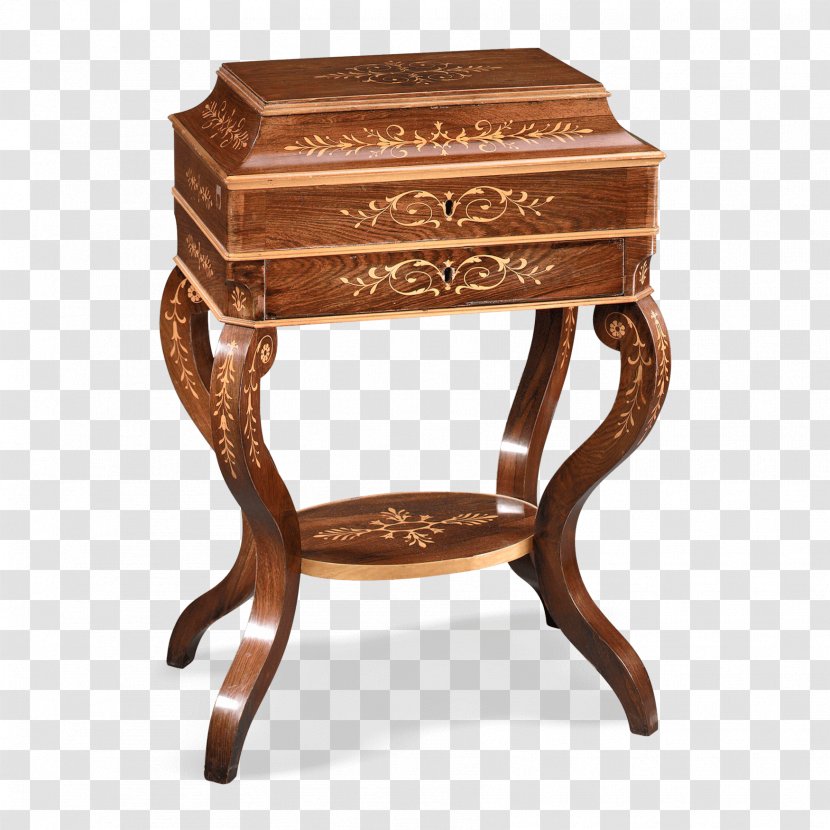 Bedside Tables Marquetry Desk Drawer - Antique Furniture Transparent PNG