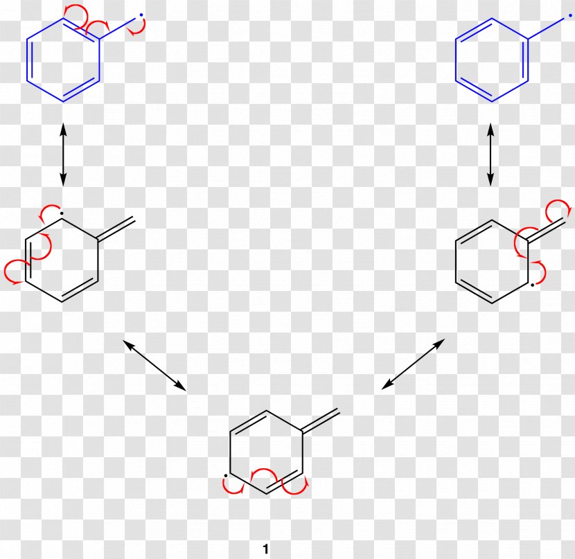 Resonance Radical Benzyl Group Lewis Structure Chemistry - Tree - Thermodynamic Transparent PNG