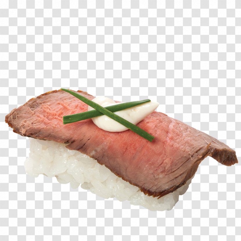 California Roll Roast Beef Smoked Salmon Sushi Sirloin Steak - Dish Transparent PNG