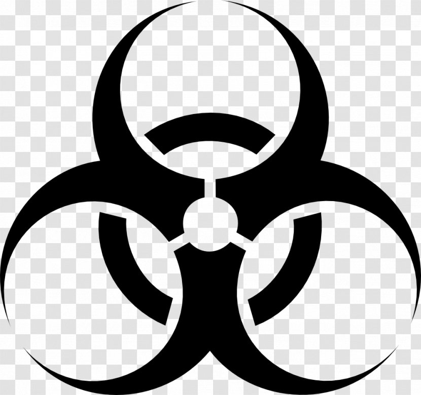 Biological Hazard Symbol Clip Art - Line Transparent PNG