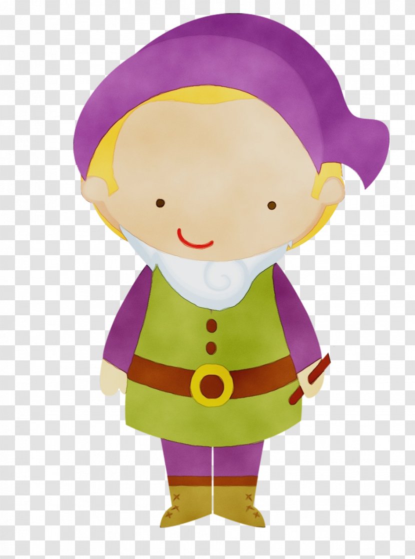 Cartoon Violet Toy Clip Art Doll - Fictional Character Animation Transparent PNG