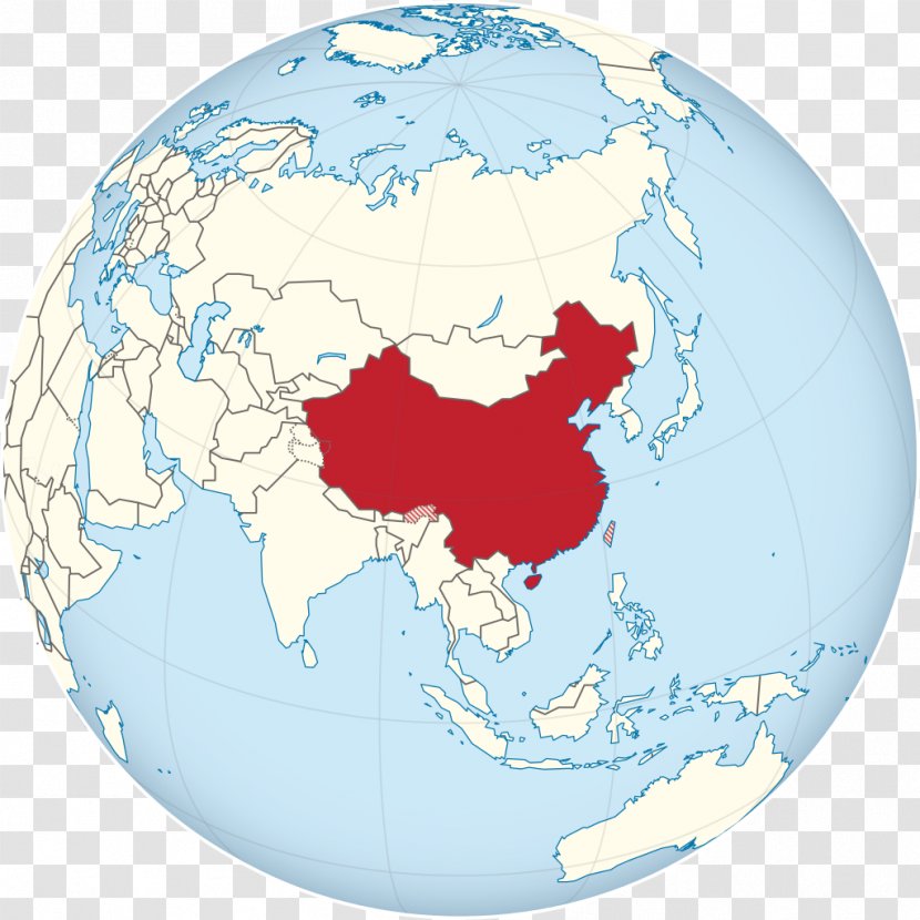 Globe World Map China Earth - Planet Transparent PNG
