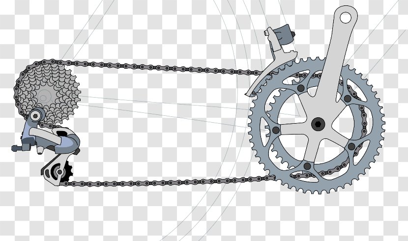 Bicycle Gearing Cycling Mechanic Mountain Bike - Gear Transmission Transparent PNG