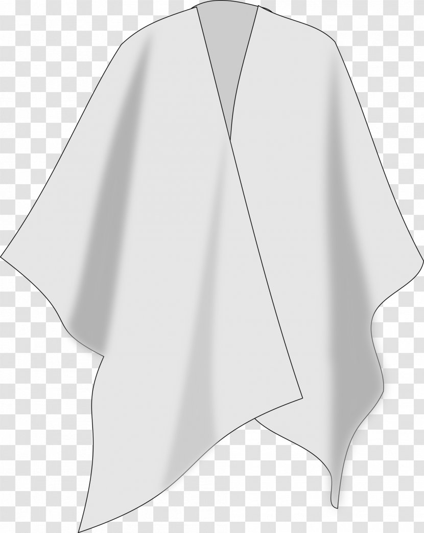 Clothing Poncho Drawing Ruana - Neck - Kimono Transparent PNG