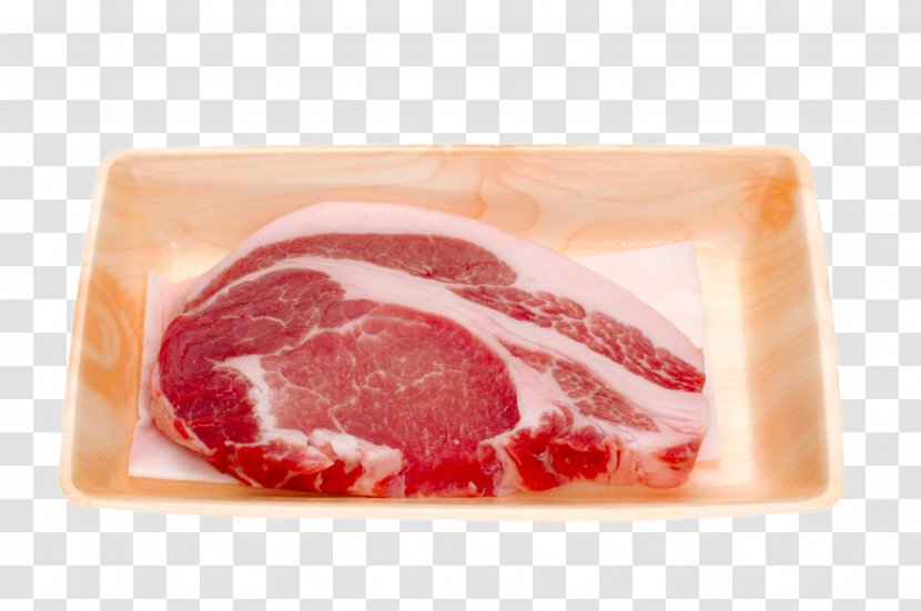 Back Bacon Prosciutto Capocollo Ham Pork - Tree - HD Plate Of Transparent PNG
