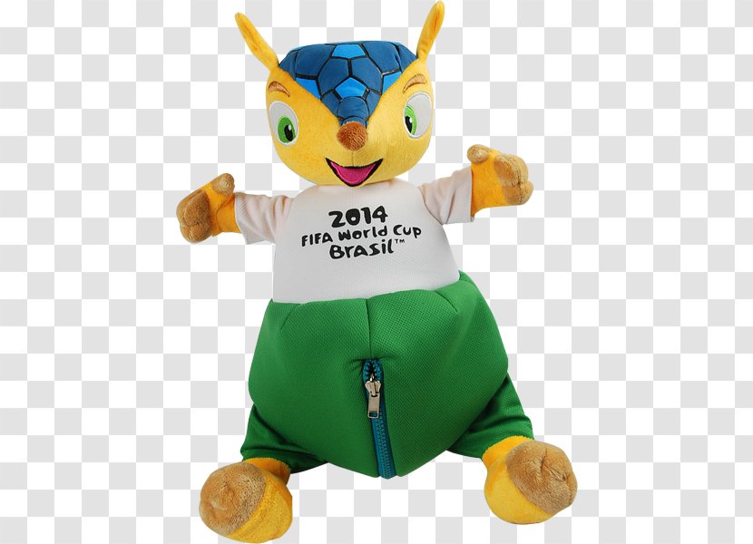 2014 FIFA World Cup Stuffed Animals & Cuddly Toys 2018 Mascot Fuleco - Toy Transparent PNG