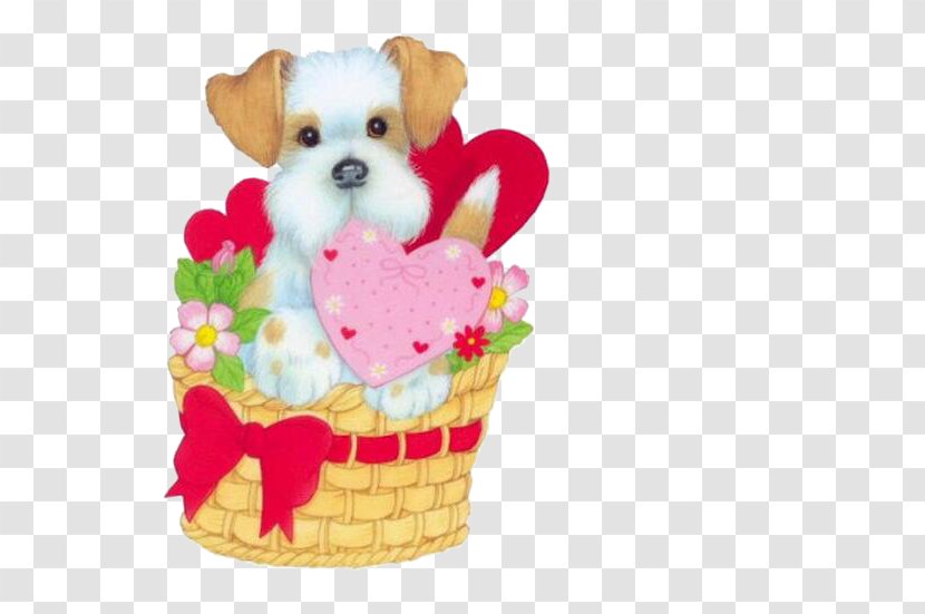 Dog Puppy Valentines Day Heart - Pet - Dogs Transparent PNG