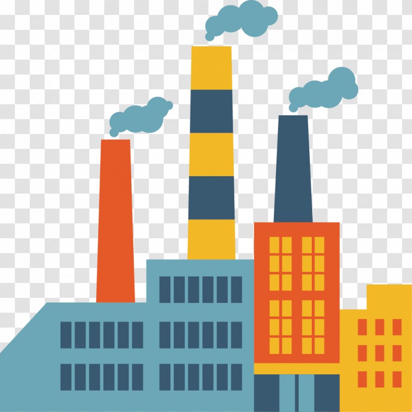 Factory Icon - Chimney - Vector Creative Design Transparent PNG