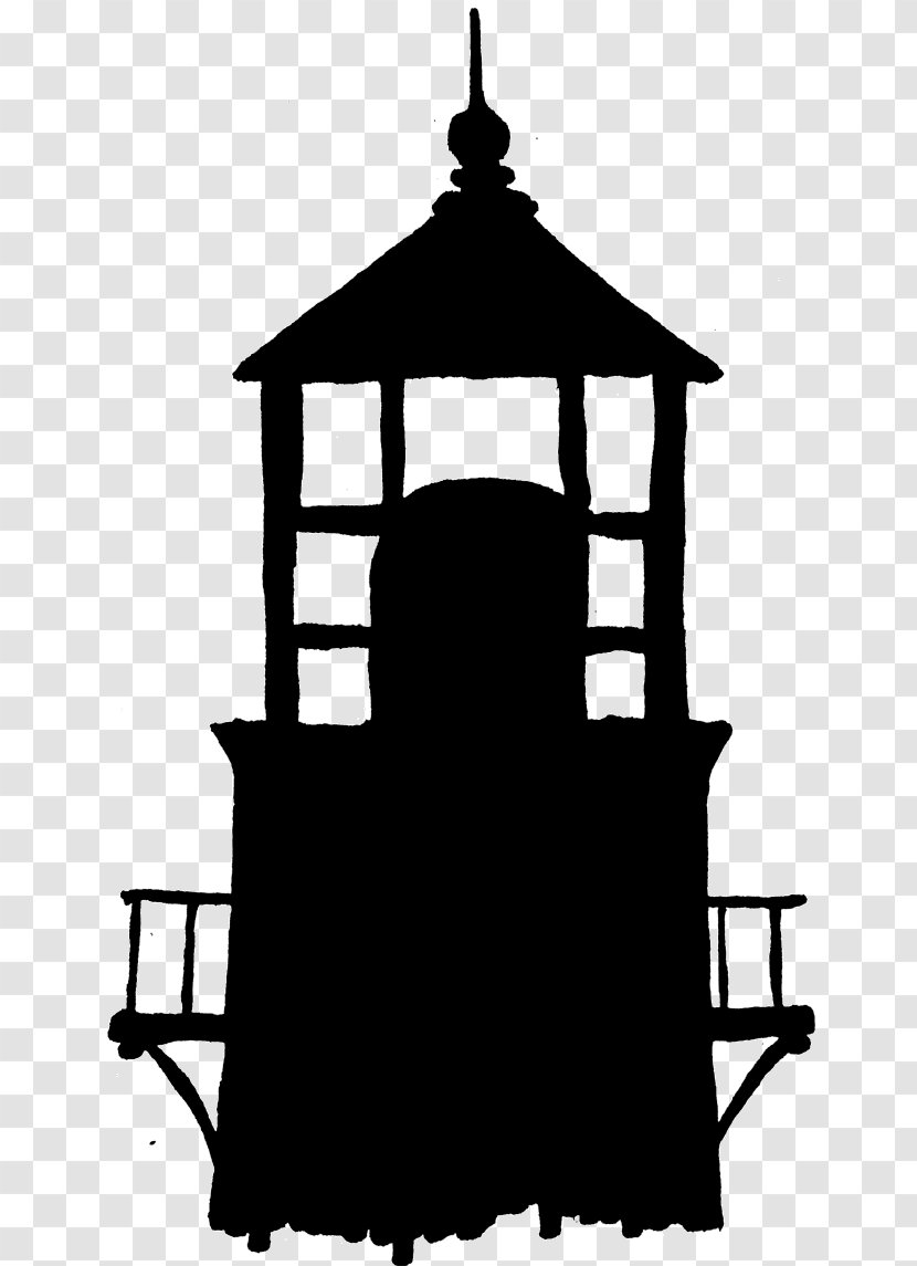 Clip Art Openclipart Free Content Vector Graphics Image - Black And White - Lighthouse Beacon Transparent PNG