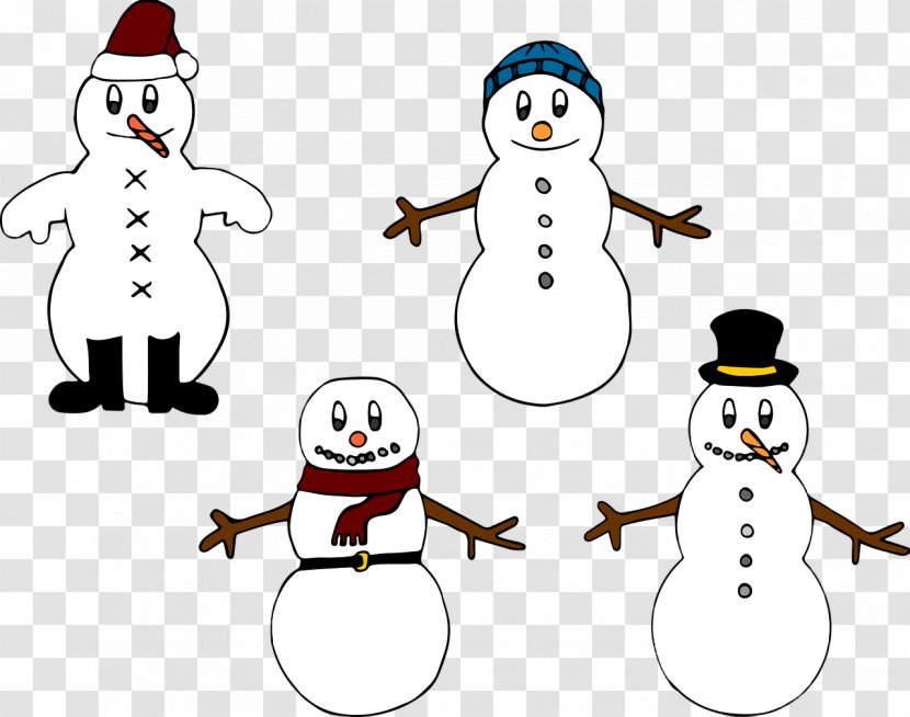 Snowman Christmas Winter Transparent PNG