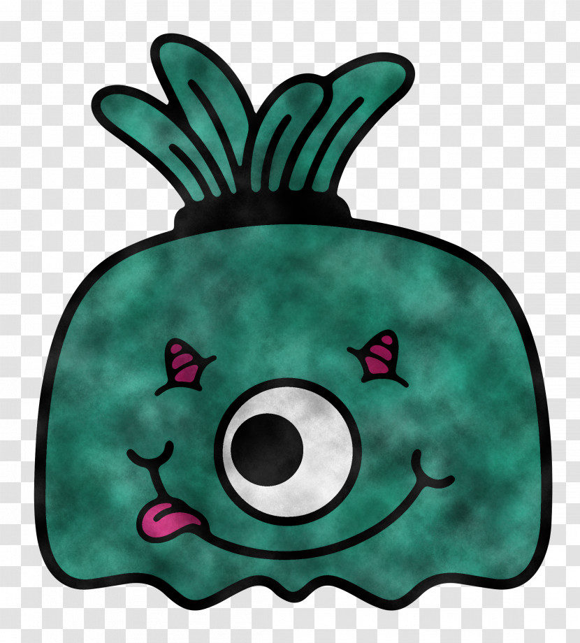 Monster Head Halloween Transparent PNG