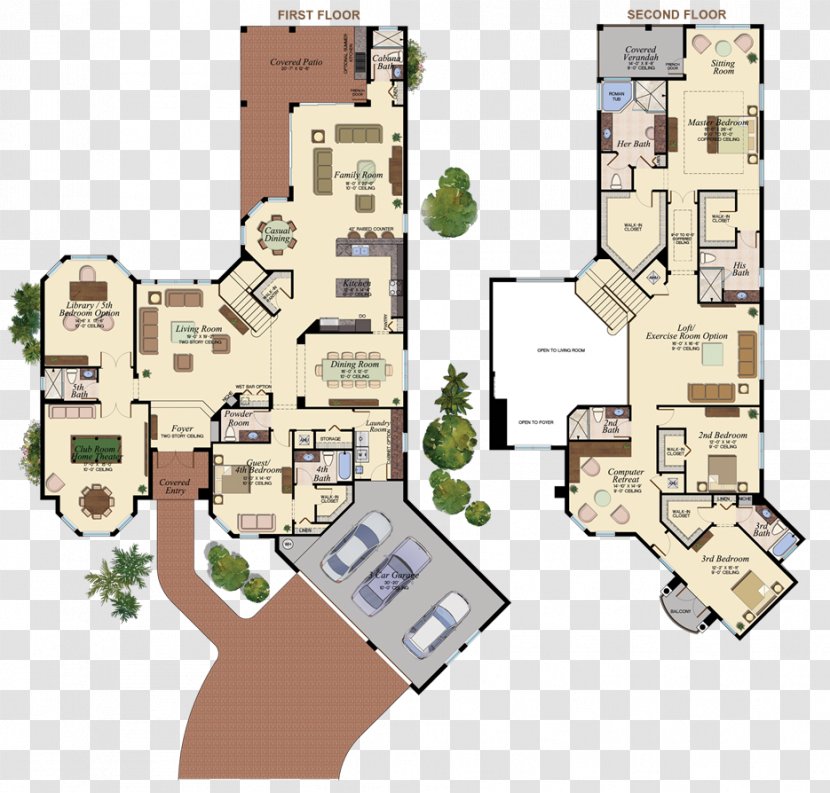 Floor Plan House Interior Design Services - Storey Transparent PNG