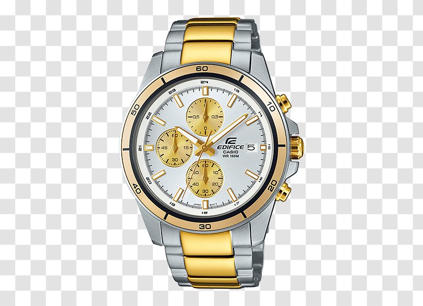Casio Edifice Watch Chronograph Water Resistant Mark Transparent PNG