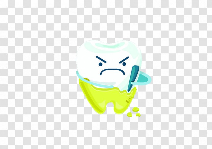 Tooth Illustration - Clean Teeth Transparent PNG