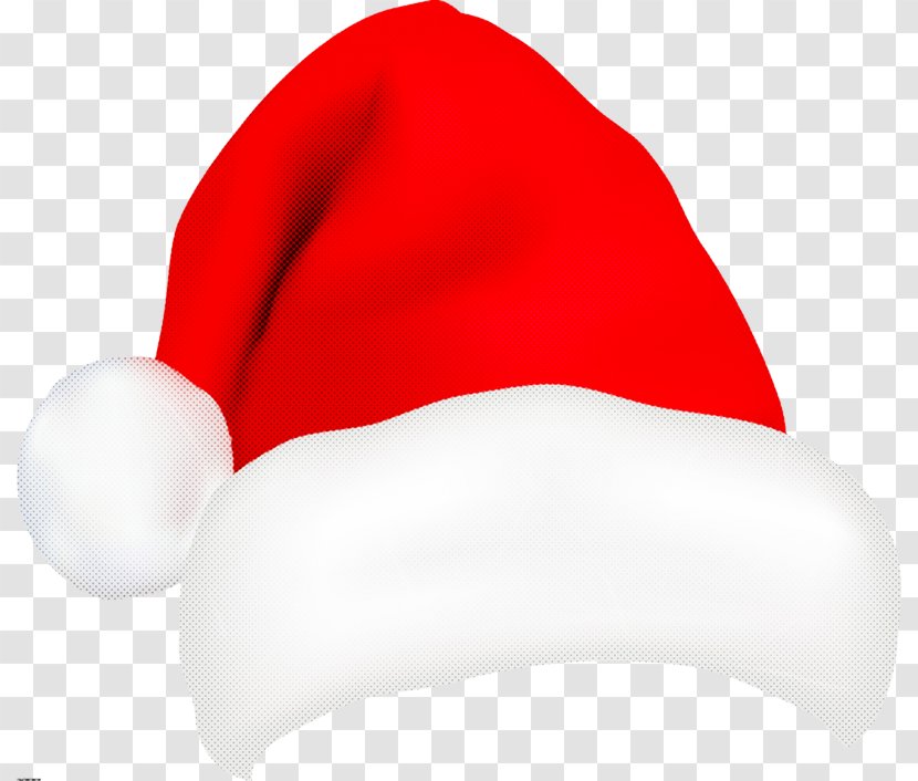 Santa Claus - Red - Beanie Hat Transparent PNG