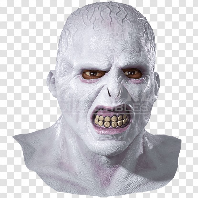 Lord Voldemort Harry Potter And The Half-Blood Prince Latex Mask Halloween Costume - Clothing Accessories Transparent PNG