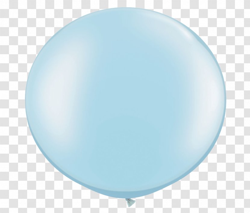 Balloon Baby Blue Shower Pastel - Aqua Transparent PNG