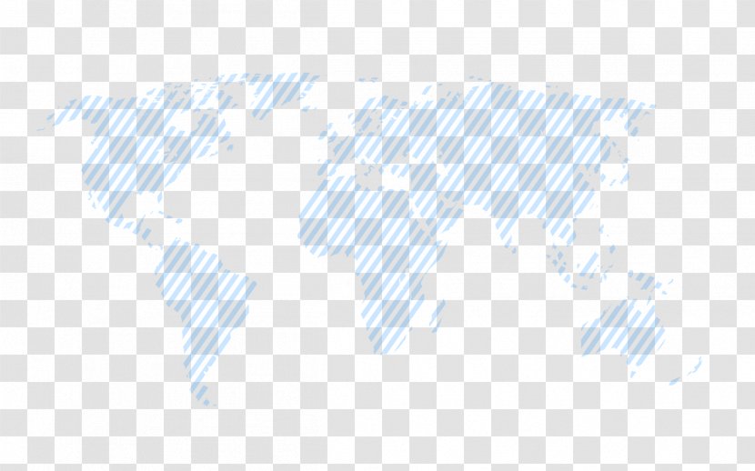 Blue Sky Pattern - Rectangle - World Map Transparent PNG