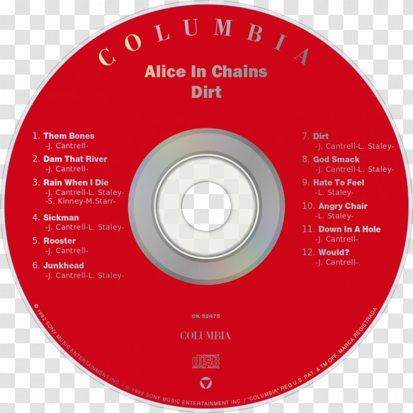 Compact Disc Alice In Chains Dirt Album Jar Of Flies - Brand Transparent PNG