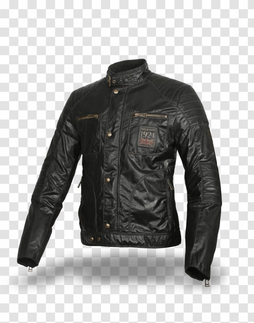 Leather Jacket Belstaff Blouson Clothing - Material Transparent PNG