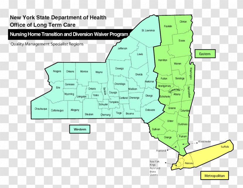 New York Health Care Nursing Home Quality Management Medicaid - Area - X Map Transparent PNG