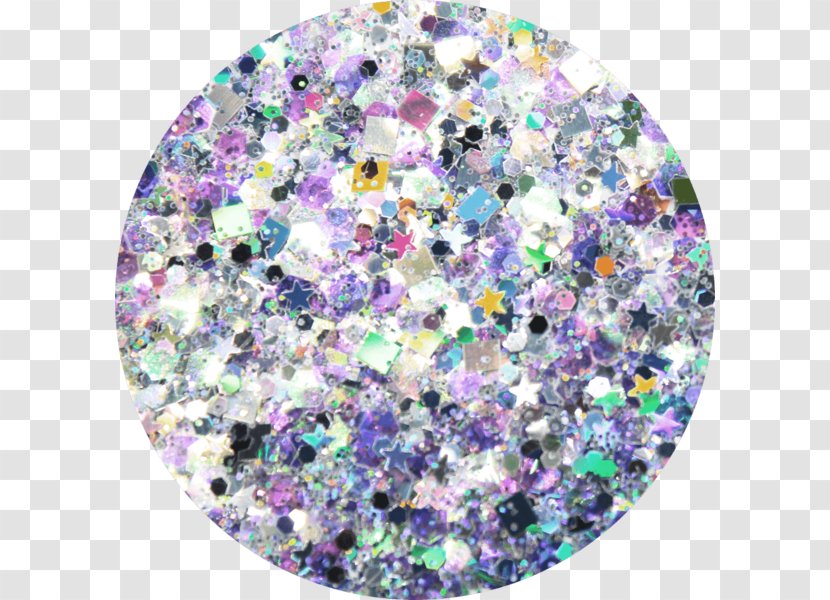 Purple Violet Celebrity Lilac Pound Sterling - Holography - Silver Glitter Transparent PNG