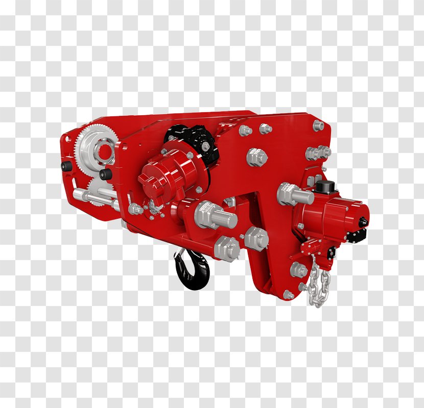 Hoist Machine Electric Motor Beam Metric Ton - Rotary Vane Pump Transparent PNG
