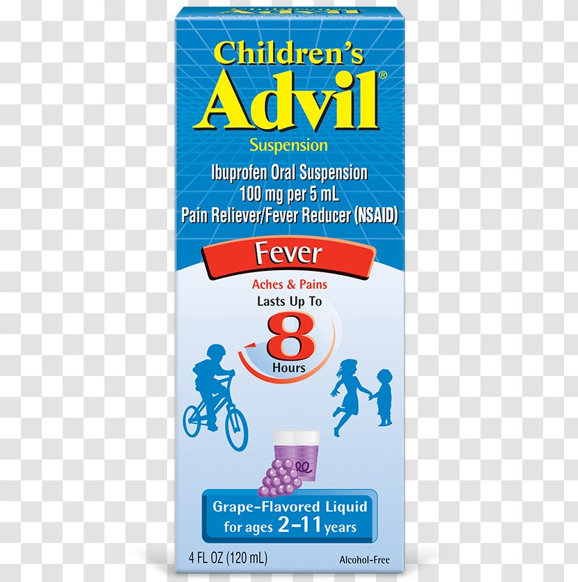 Ibuprofen Children's Advil Ache Analgesic - Child Transparent PNG