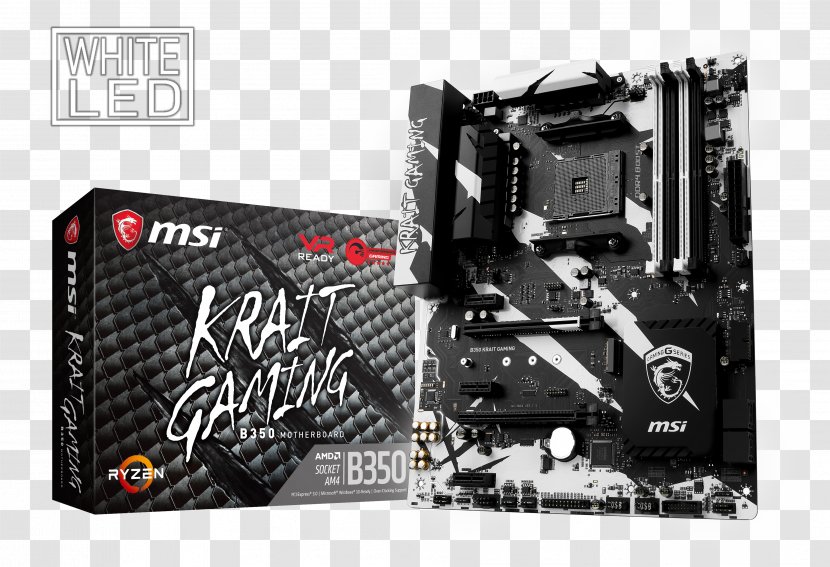 Socket AM4 Motherboard MSI X370 SLI PLUS Ryzen - Electronic Device - Msi Sli Plus Transparent PNG