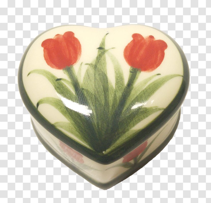 Netherlands Souvenir Tulip Delftware Ceramic - Medicine Box Transparent PNG