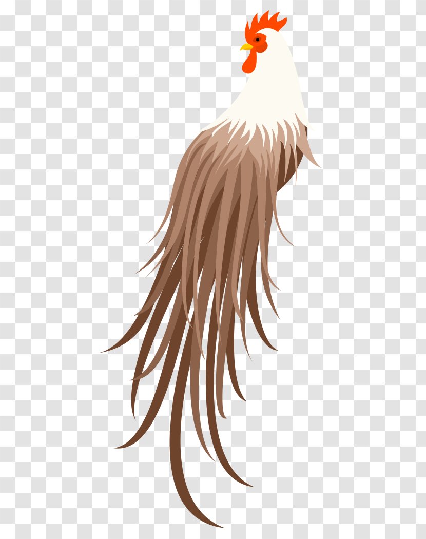 Rooster Chicken Poultry Bird Fowl - Flower Transparent PNG