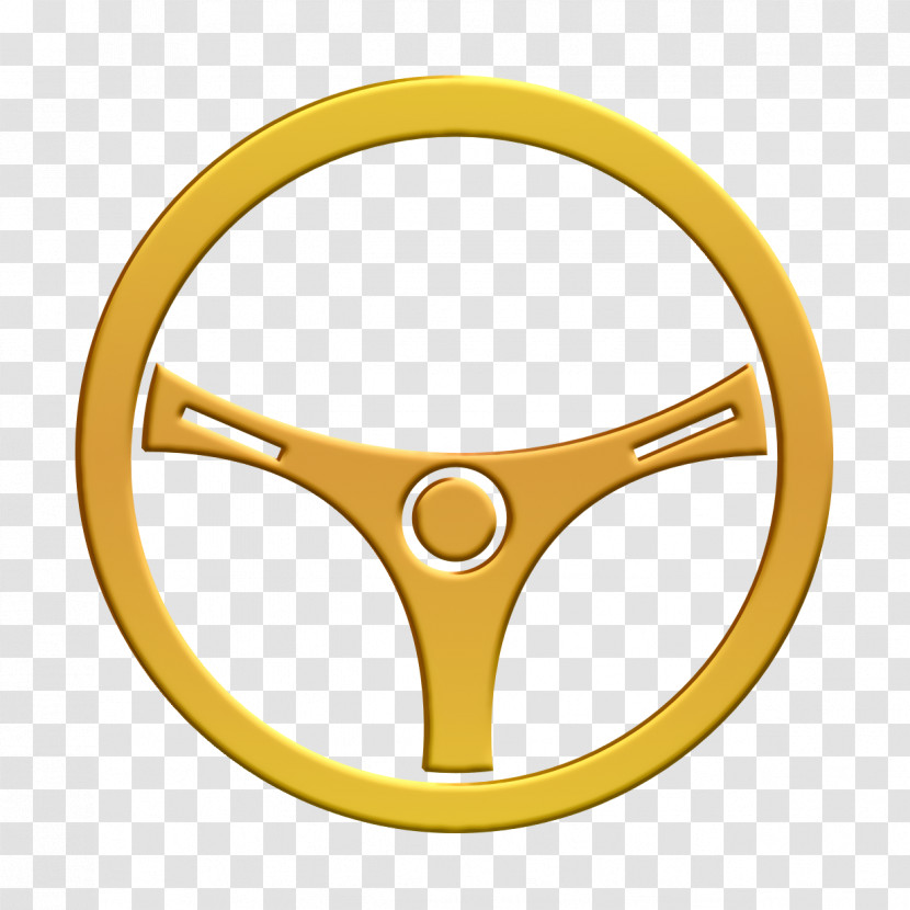 IOS7 Set Filled 2 Icon Driver Icon Vehicle Steering Wheel Icon Transparent PNG