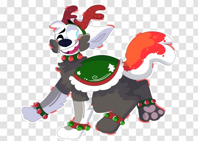 Dog Reindeer Christmas Ornament Clip Art - Character Transparent PNG