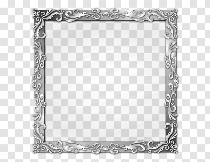 Picture Frames Glass Ornament Silver Transparent PNG