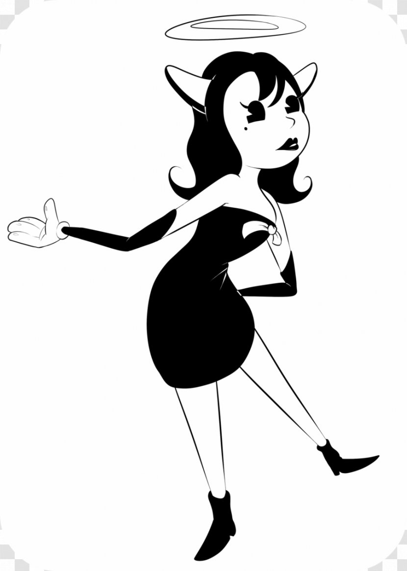 Bendy And The Ink Machine Drawing Art - Shoe - Cartoon Transparent PNG