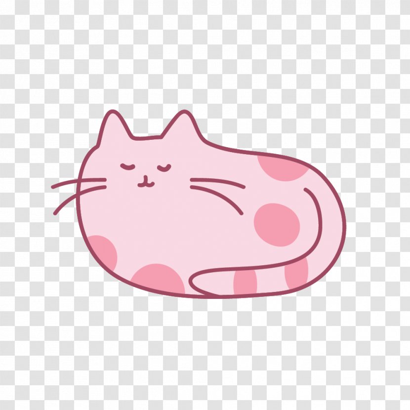 Pink Cat Tail - Flower - Cartoon Transparent PNG